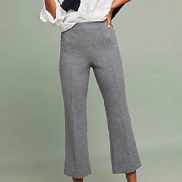 Anthropologie Pants - Anthropologie Cartonnier Double Knit Cropped Flare